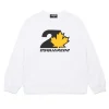 DSQUARED2 Felpa girocollo con stampa Maple Leaf | Bambino Felpe | Felpe