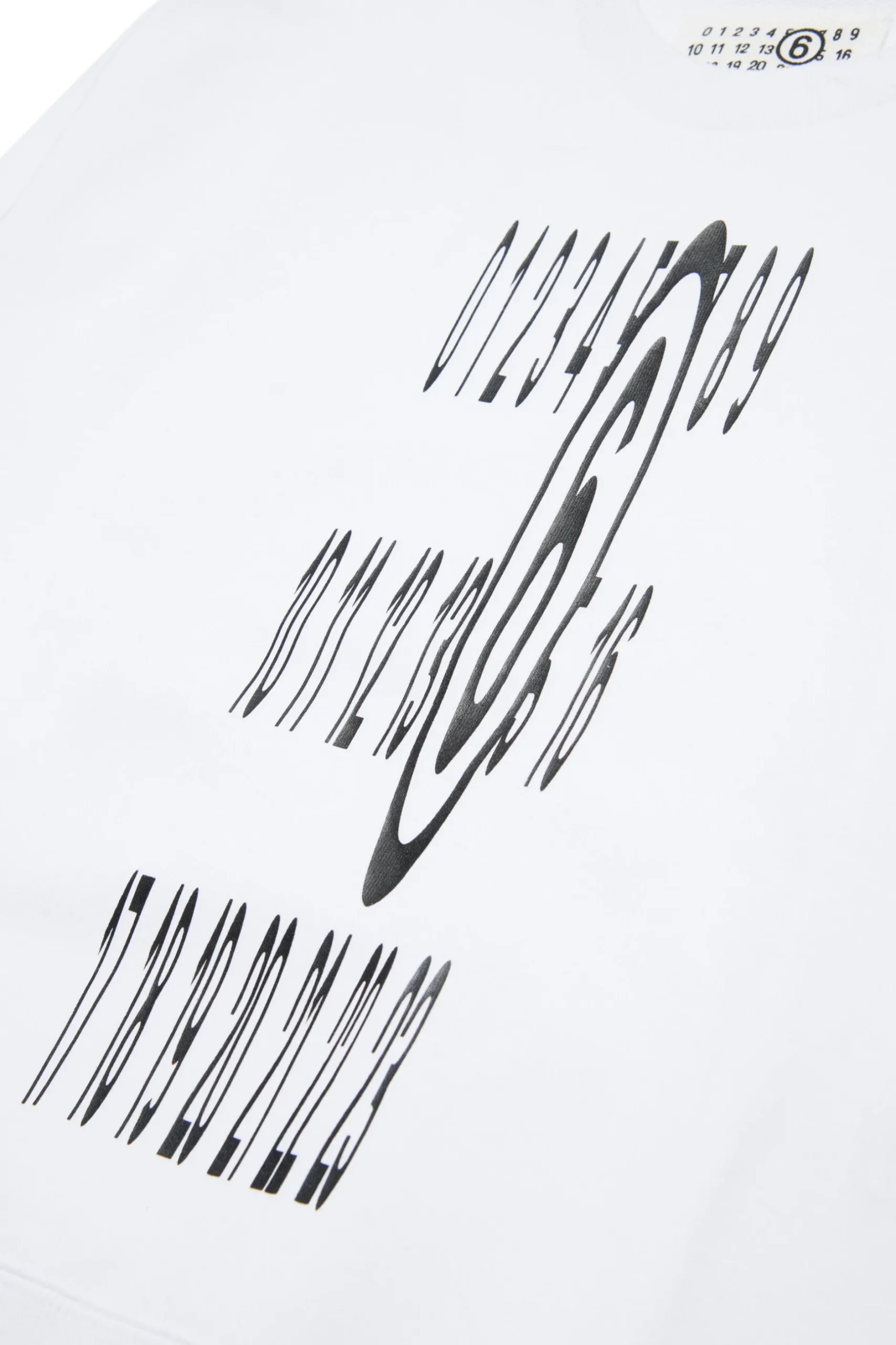 MM6 MAISON MARGIELA Felpa girocollo con Stretched logo | Bambino Felpe | Logomania