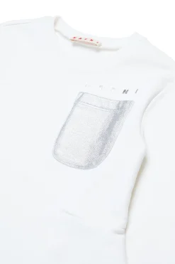 MARNI Felpa girocollo con taschino mylar | Felpe