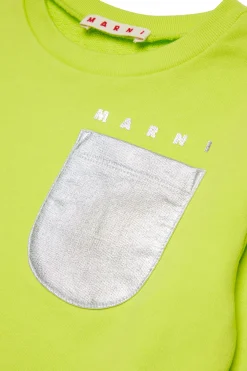 MARNI Felpa girocollo con taschino mylar | Felpe