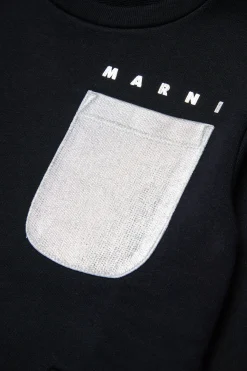 MARNI Felpa girocollo con taschino mylar | Felpe