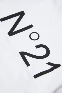 N°21 Felpa girocollo in cotone con logo | Bambino Felpe | Felpe