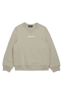 DSQUARED2 Felpa in cotone con logo | Bambino Felpe | Activewear