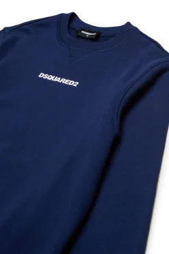 DSQUARED2 Felpa in cotone con logo | Bambino Felpe | Activewear