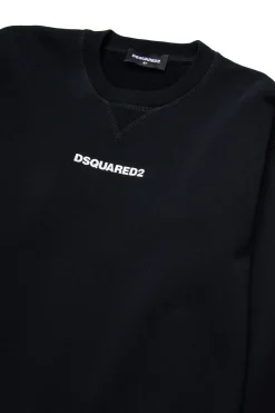 DSQUARED2 Felpa in cotone con logo | Bambino Felpe | Activewear