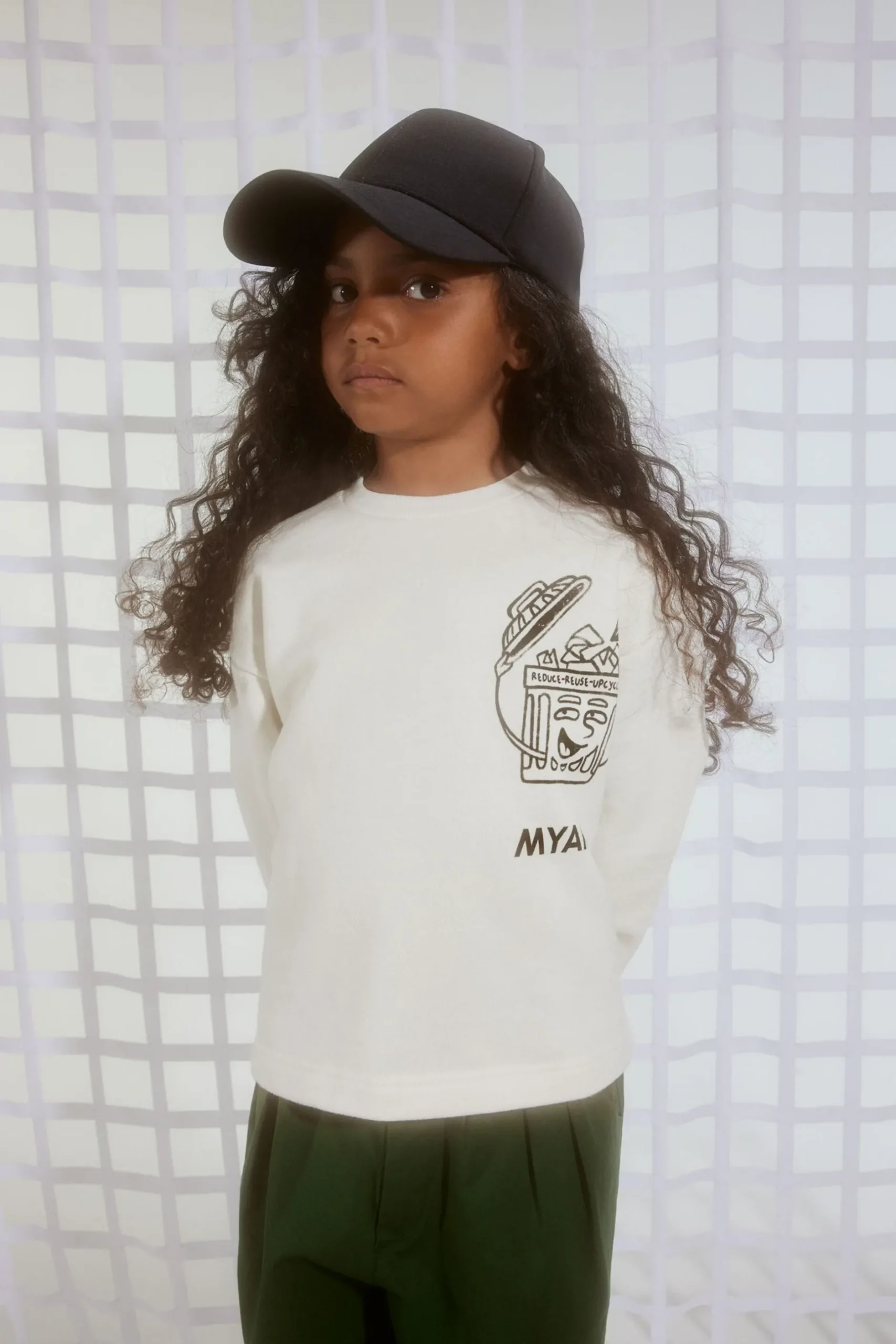 MYAR Felpa in cotone deadstock con grafica Reduce | Bambino Felpe | Felpe