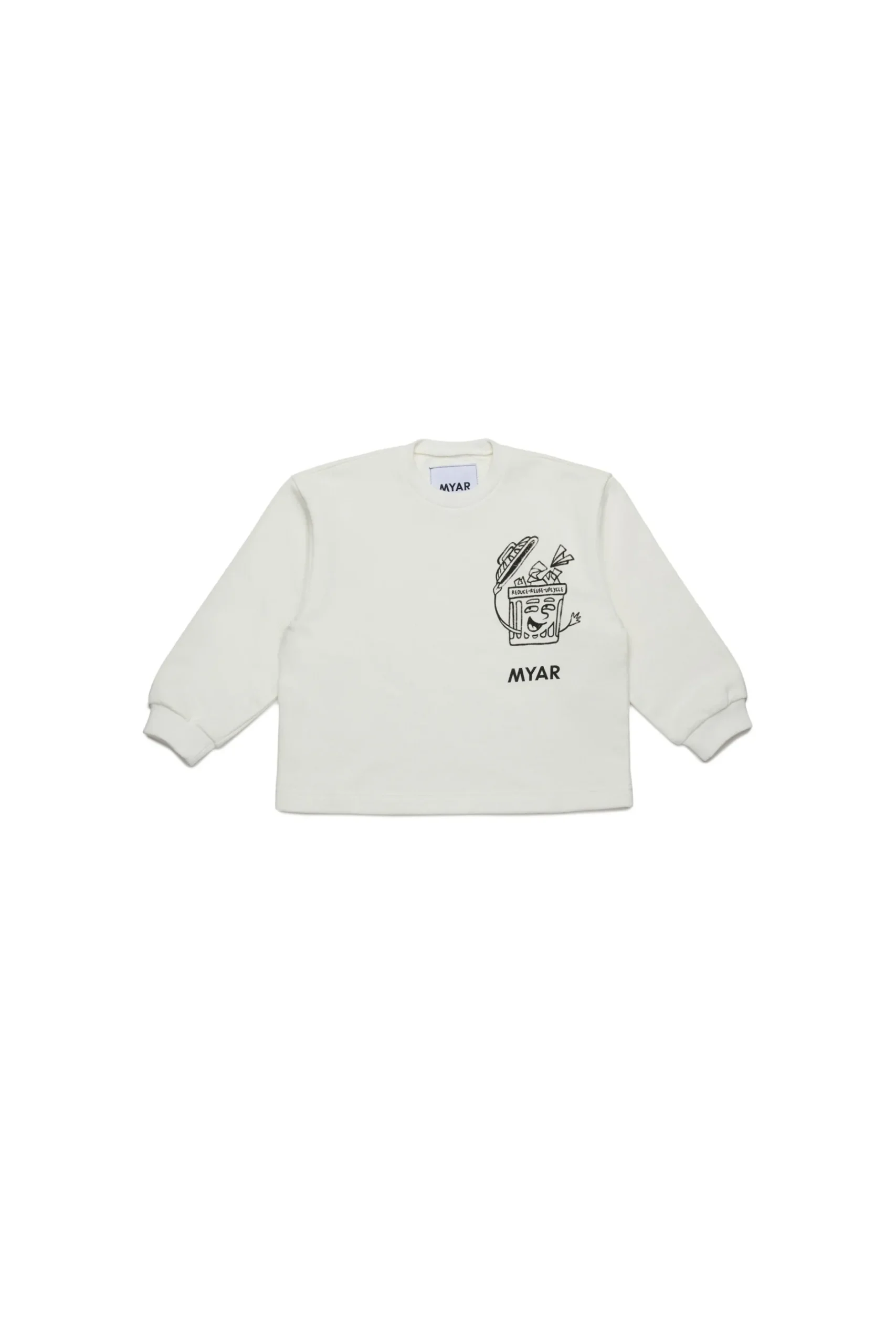 MYAR Felpa in cotone deadstock con grafica Reduce | Bambino Felpe | Felpe