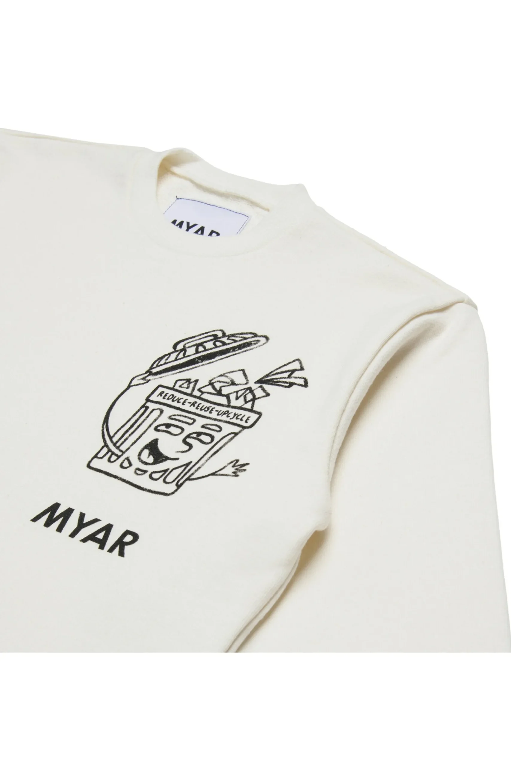 MYAR Felpa in cotone deadstock con grafica Reduce | Bambino Felpe | Felpe