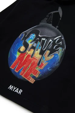 MYAR Felpa in cotone deadstock con grafica Save me | Bambino Felpe | Felpe