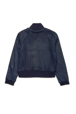DIESEL Felpa in JoggJeans® scuro effetto pelle | Felpe