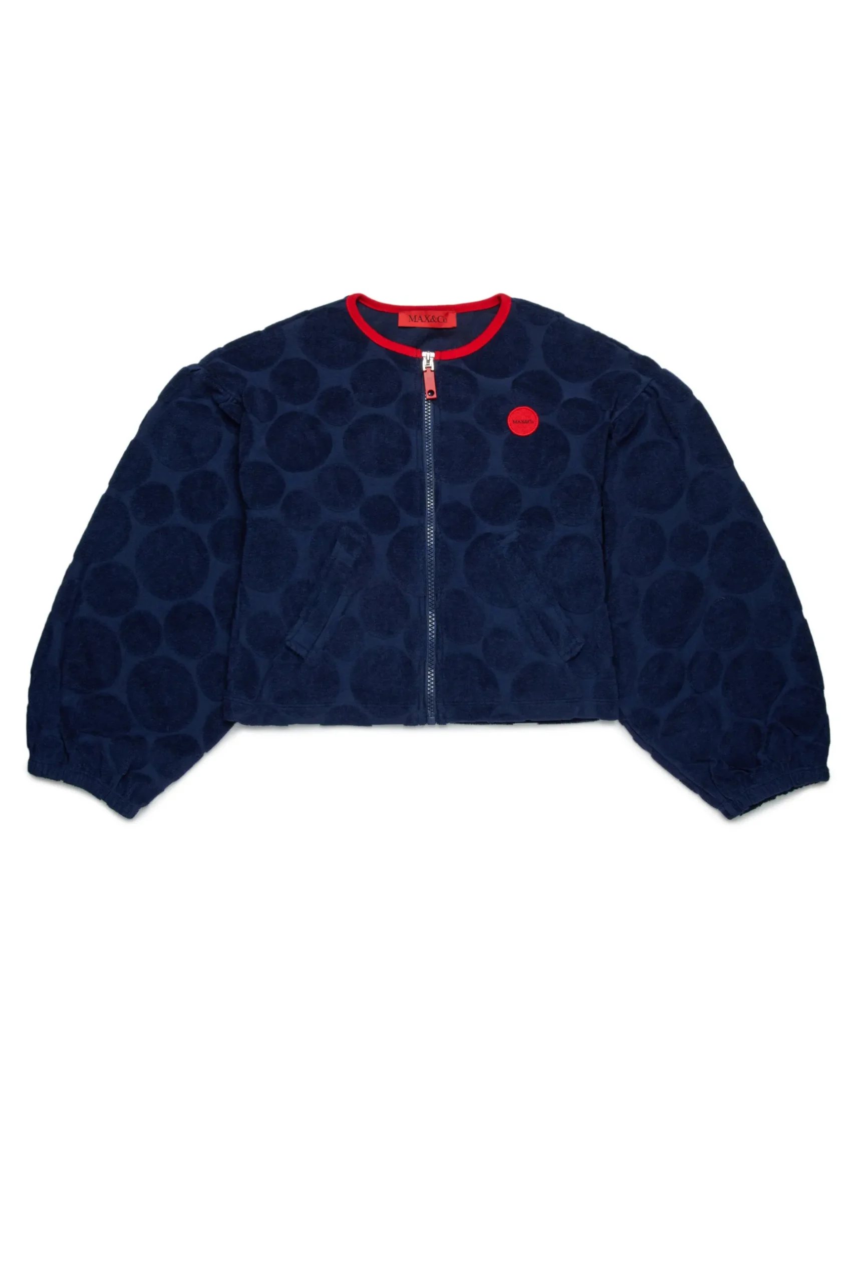 MAX&Co. Felpa in spugna allover Polka Dots | Bambino Felpe | Activewear