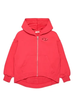 DIESEL Felpa oversize con logo Oval D | Bambino Felpe | Oval D By Diesel