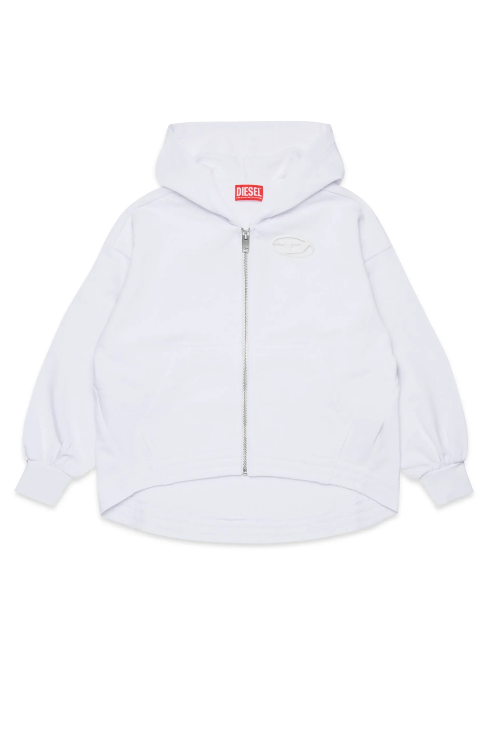 DIESEL Felpa oversize con logo Oval D | Bambino Felpe | Oval D By Diesel
