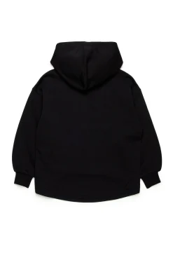 DIESEL Felpa oversize con logo Oval D | Bambino Felpe | Oval D By Diesel