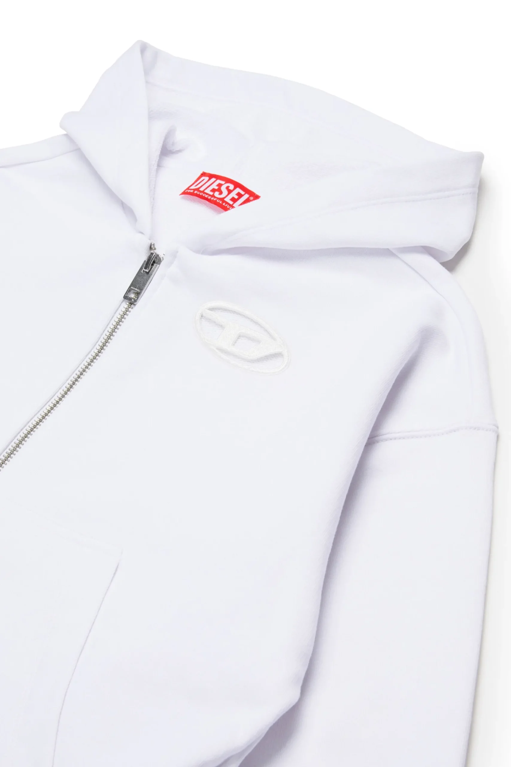 DIESEL Felpa oversize con logo Oval D | Bambino Felpe | Oval D By Diesel