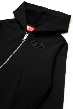 DIESEL Felpa oversize con logo Oval D | Bambino Felpe | Oval D By Diesel