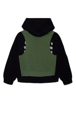 MM6 MAISON MARGIELA Felpa recut con Numeric logo nascosto | Bambino Felpe | Felpe