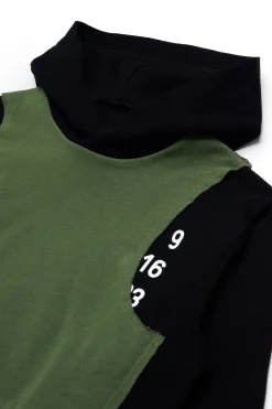 MM6 MAISON MARGIELA Felpa recut con Numeric logo nascosto | Bambino Felpe | Felpe