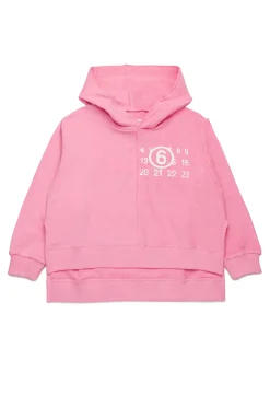 MM6 MAISON MARGIELA Felpa recut con Stamp Numbers | Bambino Felpe | Felpe
