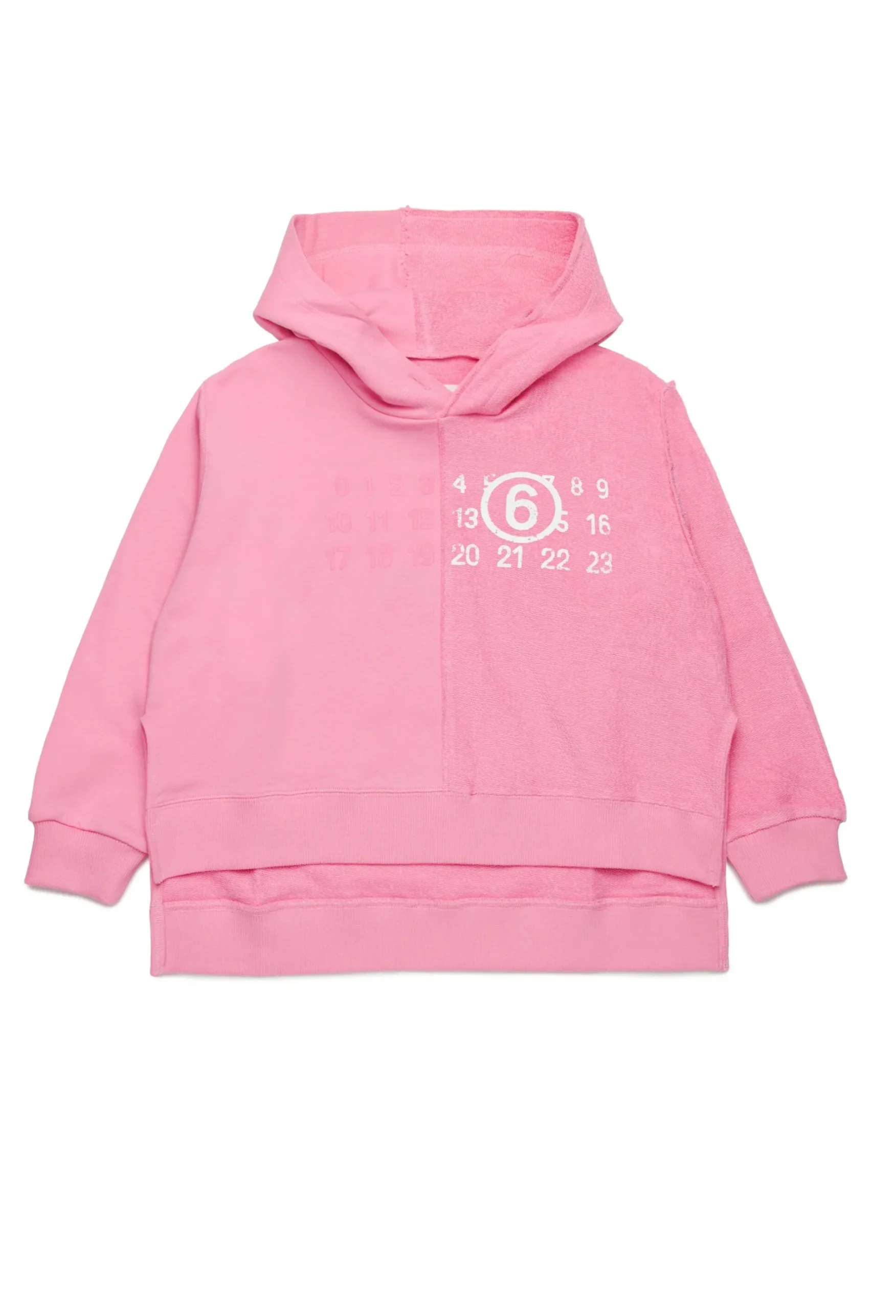MM6 MAISON MARGIELA Felpa recut con Stamp Numbers | Bambino Felpe | Felpe