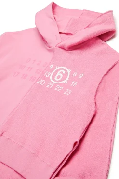 MM6 MAISON MARGIELA Felpa recut con Stamp Numbers | Bambino Felpe | Felpe