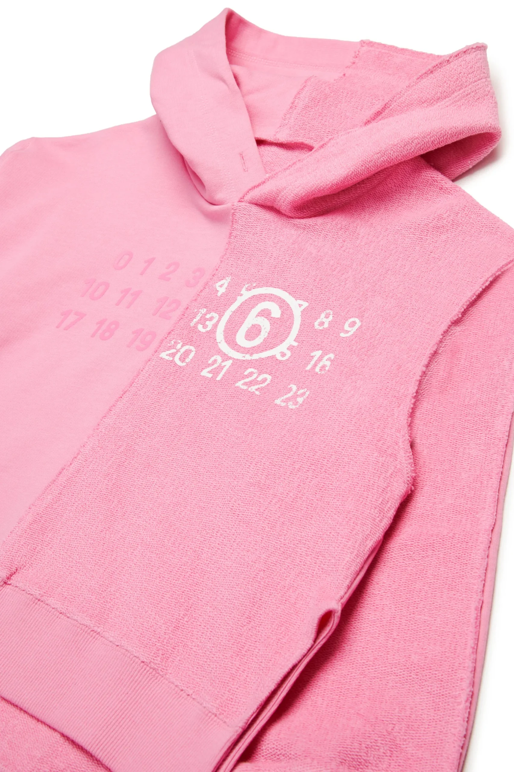 MM6 MAISON MARGIELA Felpa recut con Stamp Numbers | Bambino Felpe | Felpe