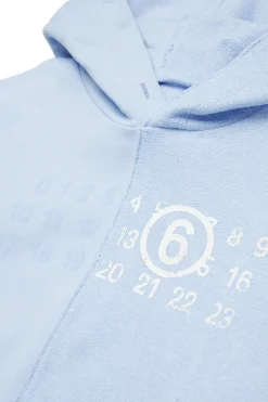 MM6 MAISON MARGIELA Felpa recut con Stamp Numbers | Bambino Felpe | Logomania