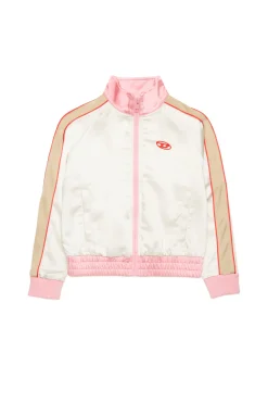 DIESEL Felpa sporty chic in satin | Bambino Felpe | Activewear
