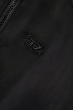 DIESEL Felpa sporty chic in satin | Bambino Felpe | Activewear