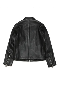 DIESEL Giacca biker in vera pelle | Bambino Giacche E Cappotti