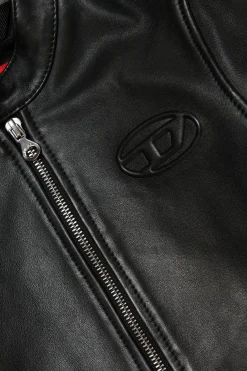 DIESEL Giacca biker in vera pelle | Bambino Giacche E Cappotti