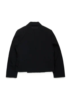 MM6 MAISON MARGIELA Giacca blazer doppiopetto in fresco di lana | Bambino Giacche E Cappotti | Party Looks