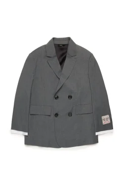 N°21 Giacca blazer in fresco di lana | Bambino Giacche E Cappotti