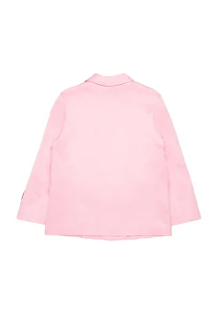 N°21 Giacca blazer in satin doppiopetto | Bambino Giacche E Cappotti | Party Looks