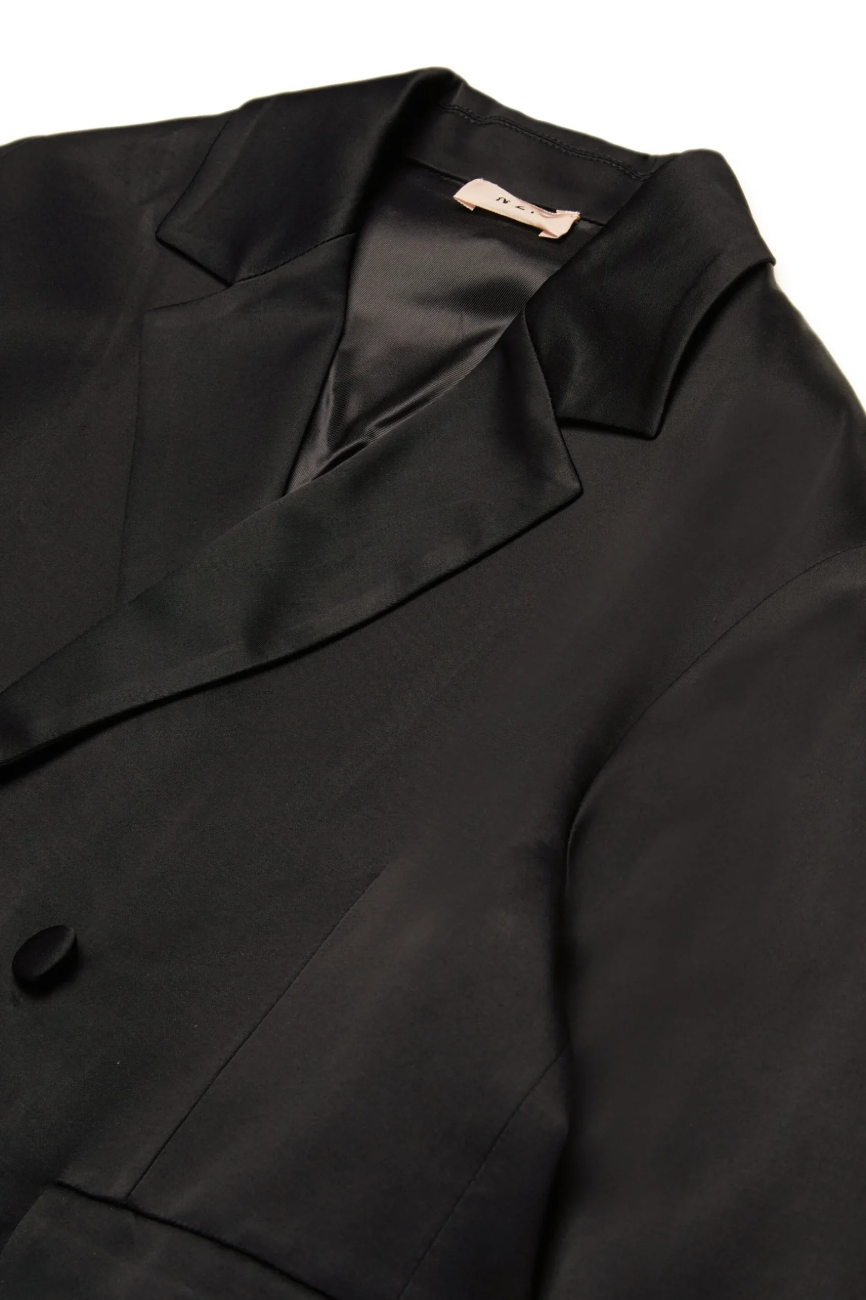 N°21 Giacca blazer in satin doppiopetto | Bambino Giacche E Cappotti | Party Looks