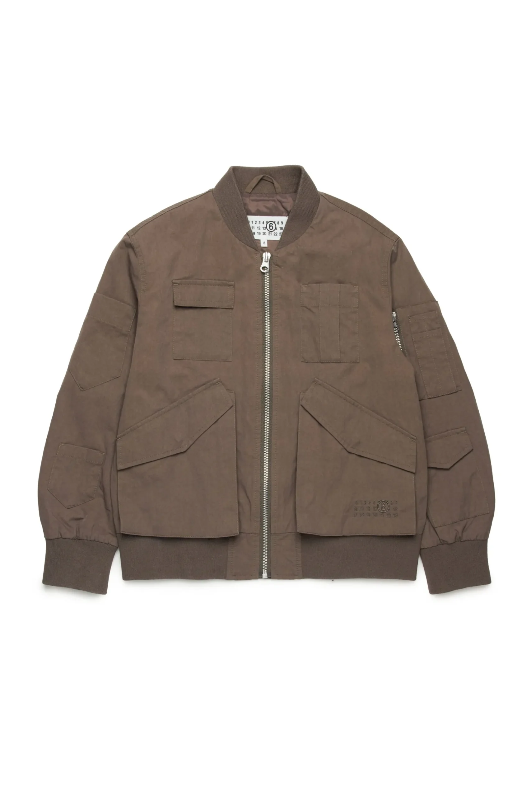 MM6 MAISON MARGIELA Giacca bomber con Numeric logo | Bambino Giacche E Cappotti | Giacche E Cappotti