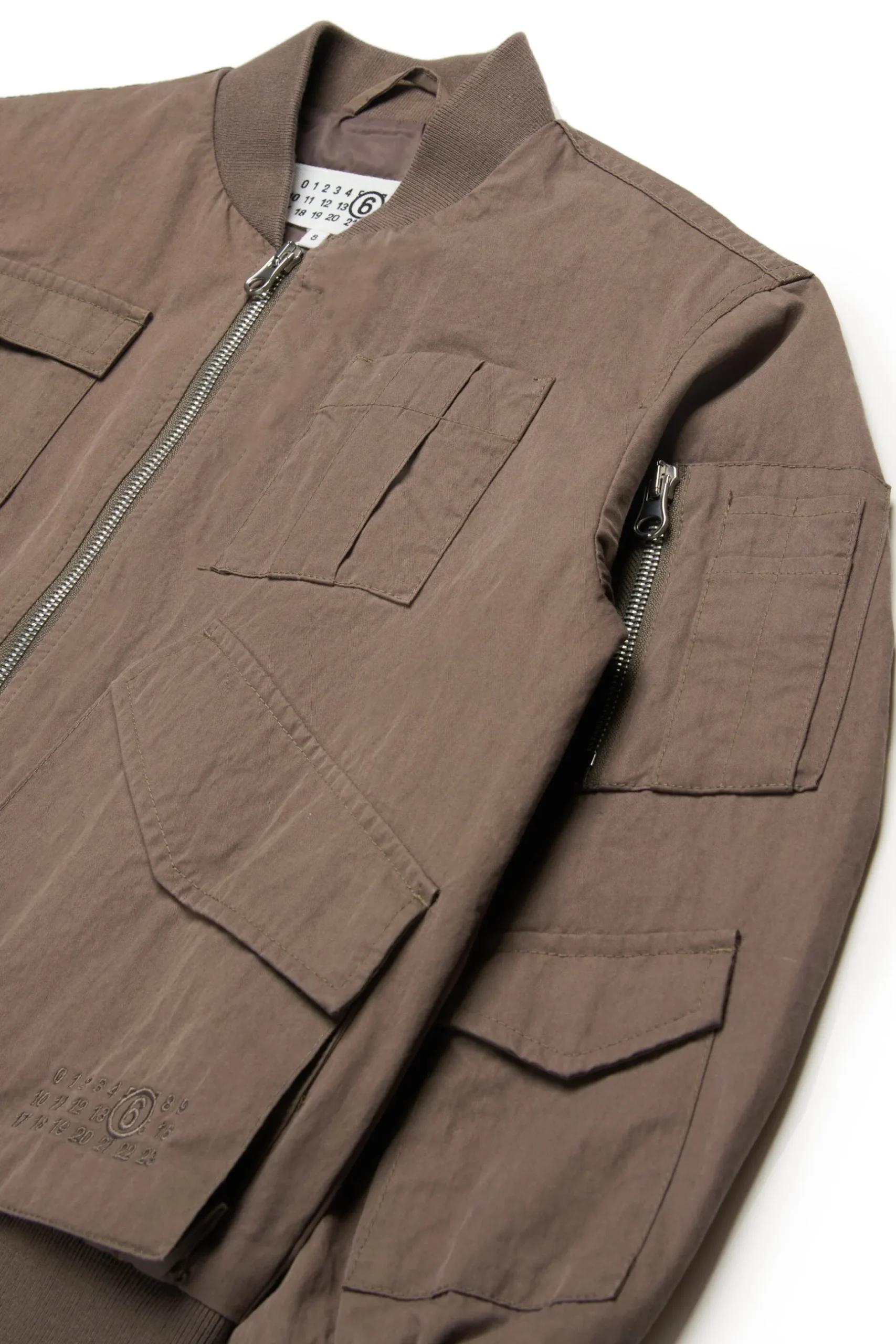 MM6 MAISON MARGIELA Giacca bomber con Numeric logo | Bambino Giacche E Cappotti | Giacche E Cappotti