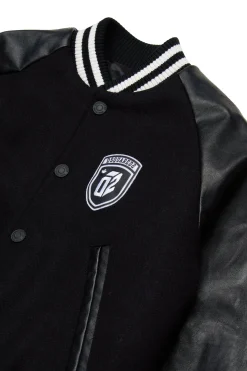 DSQUARED2 Giacca bomber in panno con logo college | Bambino Giacche E Cappotti | Giacche E Cappotti