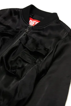 DIESEL Giacca bomber in satin stile utility | Giacche E Cappotti