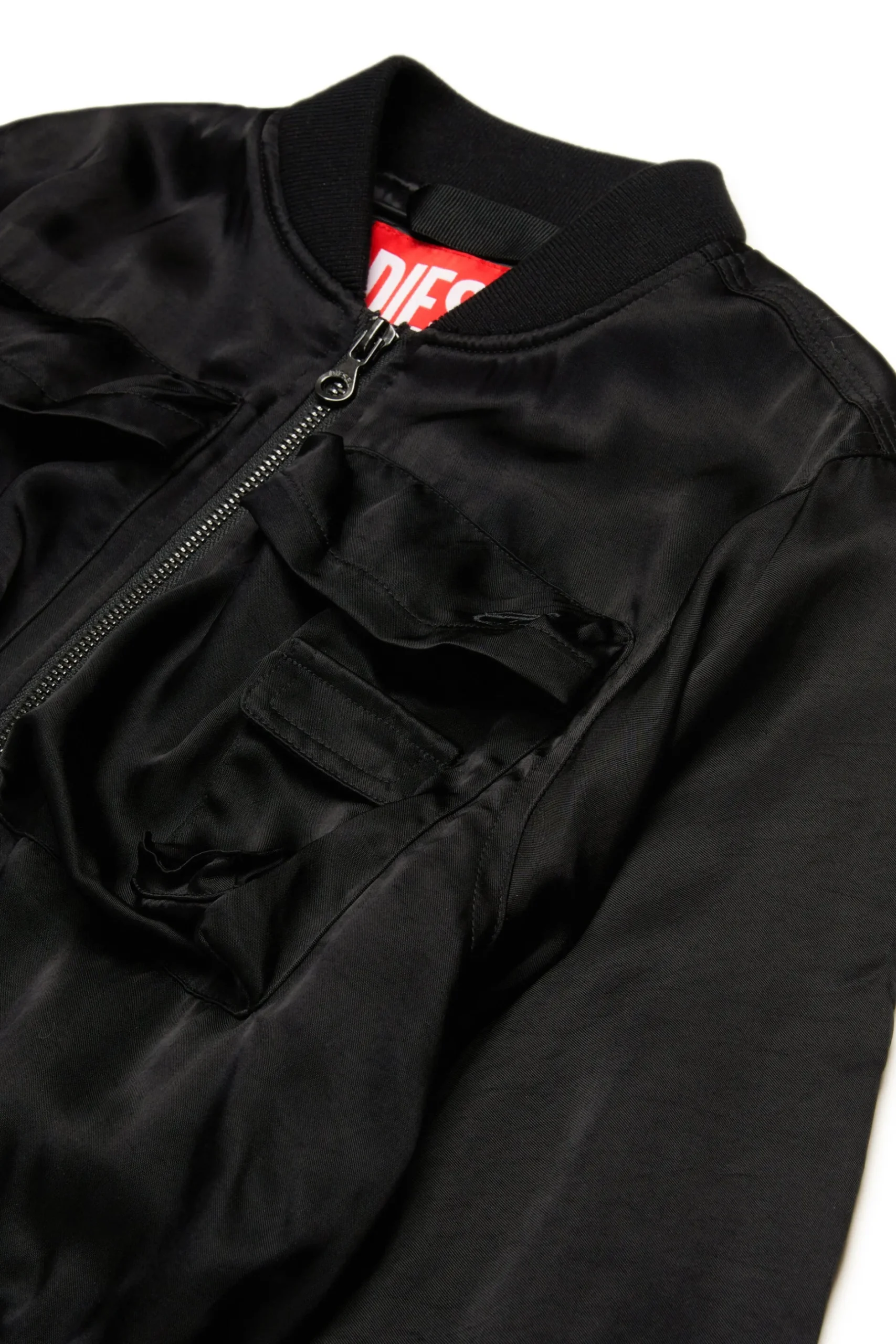 DIESEL Giacca bomber in satin stile utility | Giacche E Cappotti