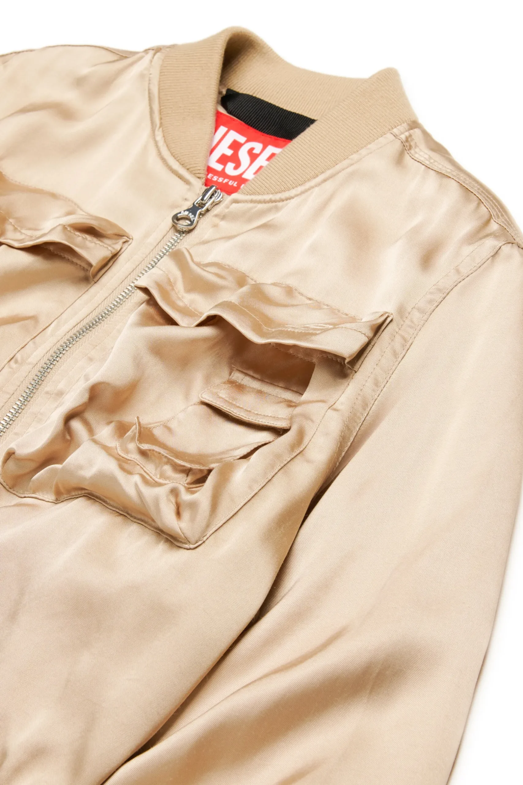 DIESEL Giacca bomber in satin stile utility | Giacche E Cappotti