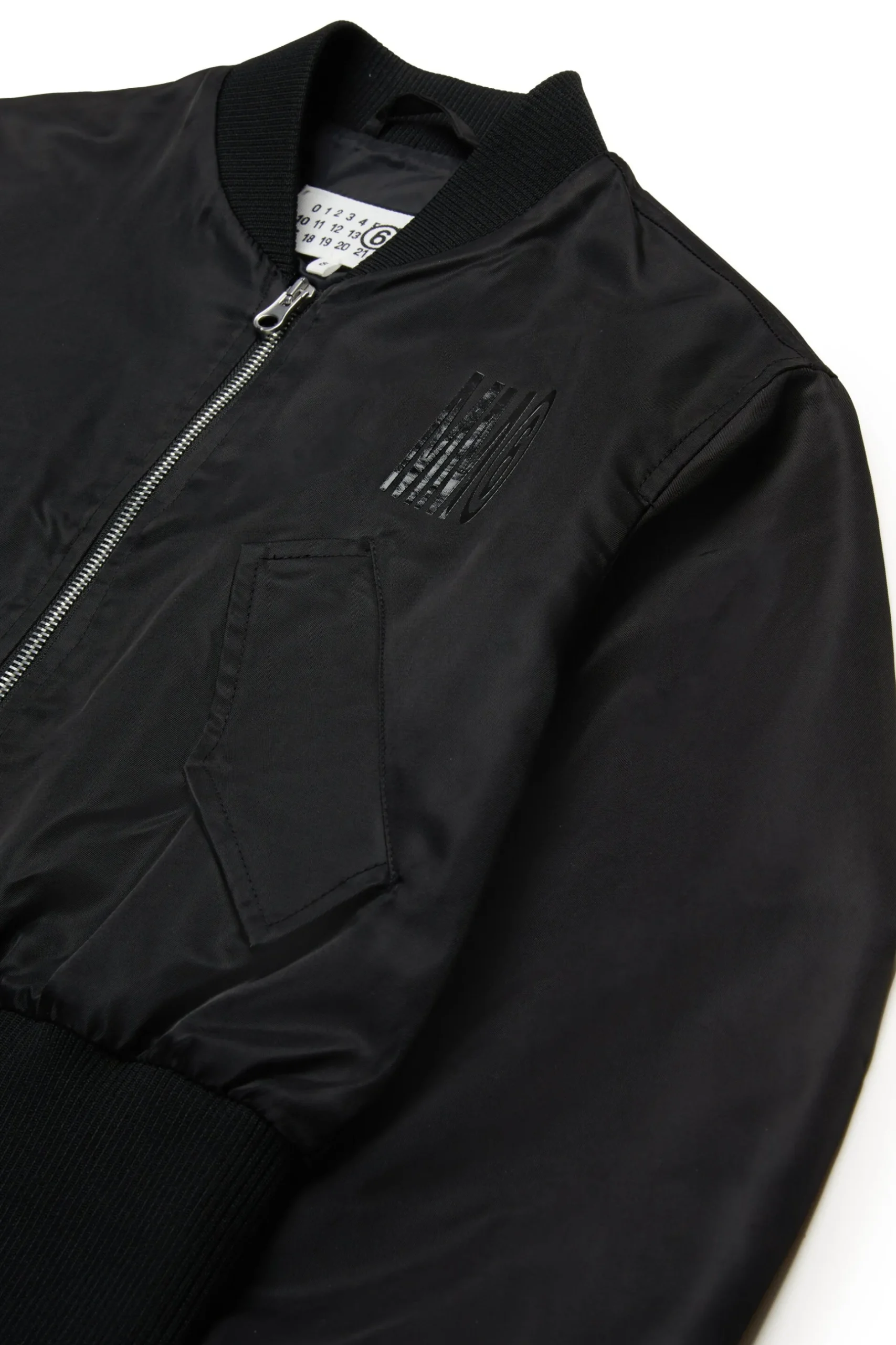 MM6 MAISON MARGIELA Giacca bomber lunga con maxi logo | Bambino Giacche E Cappotti | Giacche E Cappotti