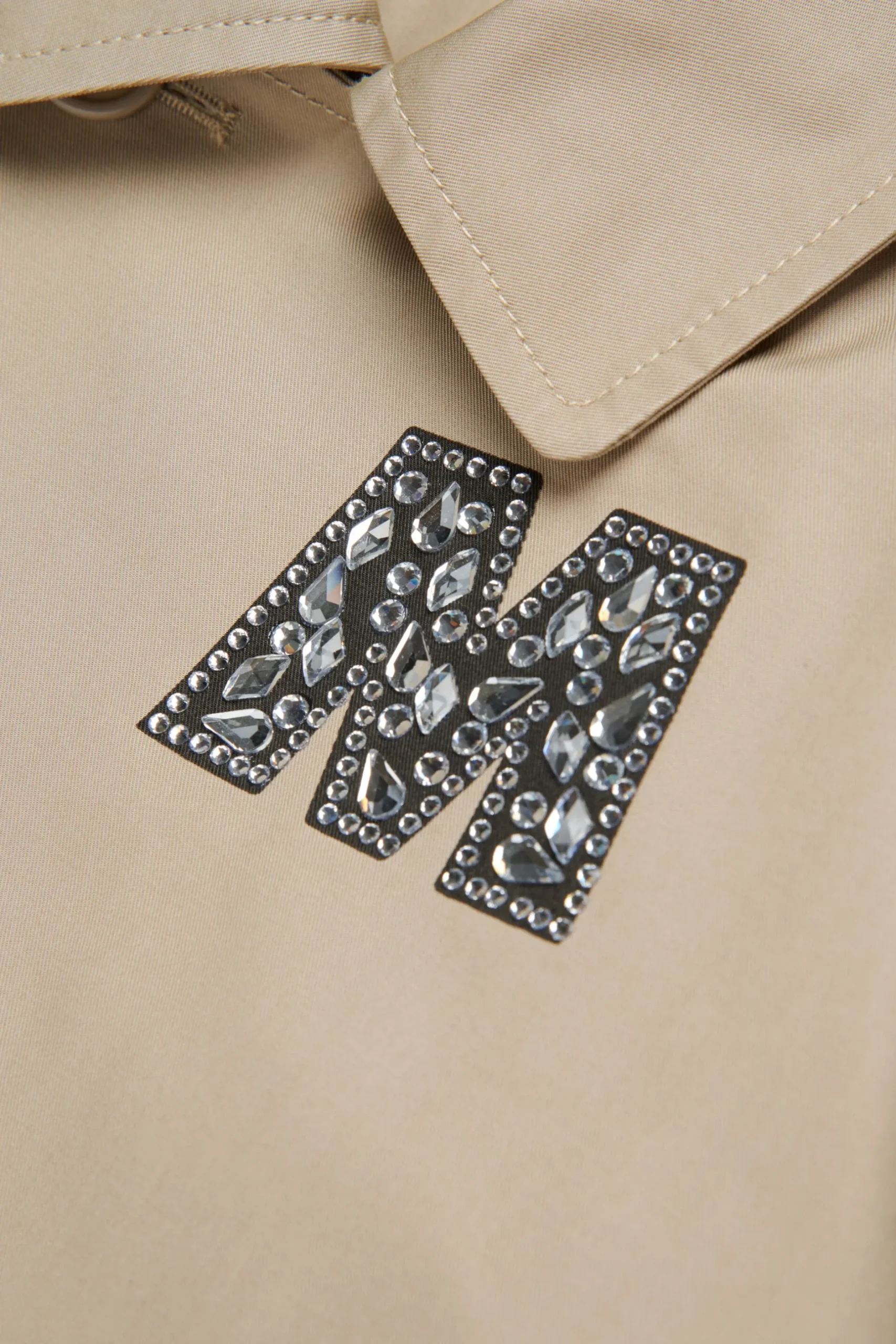 MARNI Giacca car coat con logo Rhinestones | Bambino Giacche E Cappotti | Party Looks