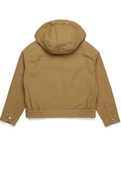 DSQUARED2 Giacca con cappuccio in cotone ripstop | Bambino Giacche E Cappotti | Giacche E Cappotti
