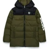 DIESEL Giacca imbottita bicolor con logo | Bambino Giacche E Cappotti | Giacche E Cappotti