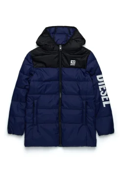 DIESEL Giacca imbottita bicolor con logo | Bambino Giacche E Cappotti | Giacche E Cappotti