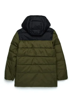 DIESEL Giacca imbottita bicolor con logo | Bambino Giacche E Cappotti | Giacche E Cappotti