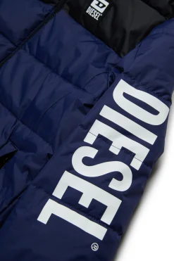 DIESEL Giacca imbottita bicolor con logo | Bambino Giacche E Cappotti | Giacche E Cappotti