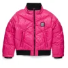DIESEL Giacca imbottita bomber con stampa allover e patch | Giacche E Cappotti