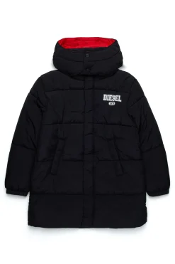 DIESEL Giacca imbottita con stampa 1978 e logo su cappuccio | Bambino Giacche E Cappotti | Giacche E Cappotti